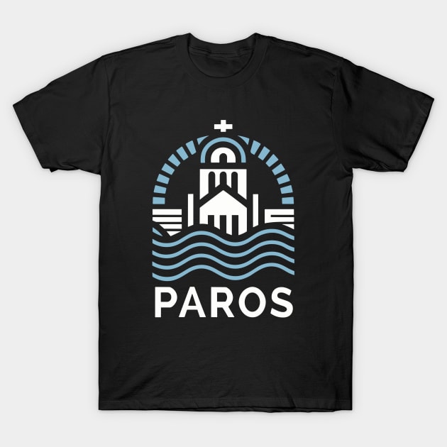 Paros, Greek Island T-Shirt by Chrislkf